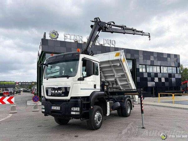 MAN - TGS 18.360 4x4 HIAB 144 E-4 kiper + kran / STR-0343