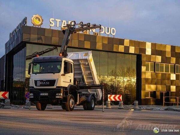 MAN - TGS 18.360 4x4 HIAB 144 E-4 kiper + kran / STR-0143