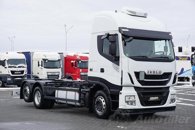 Iveco - STRALIS / 460 / ACC / Euro 6 / RETARDER / kamion šasija / 6x2 / DOM-1733