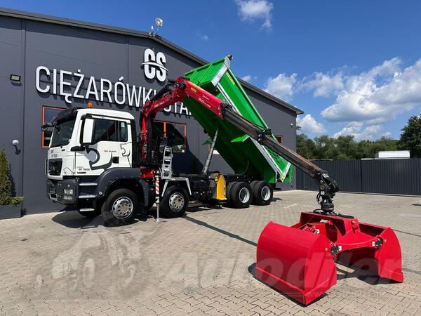 MAN - TGS TGX 35.400 / Euro 5 / czerpakiem + kran 8x4 / JOA-0194