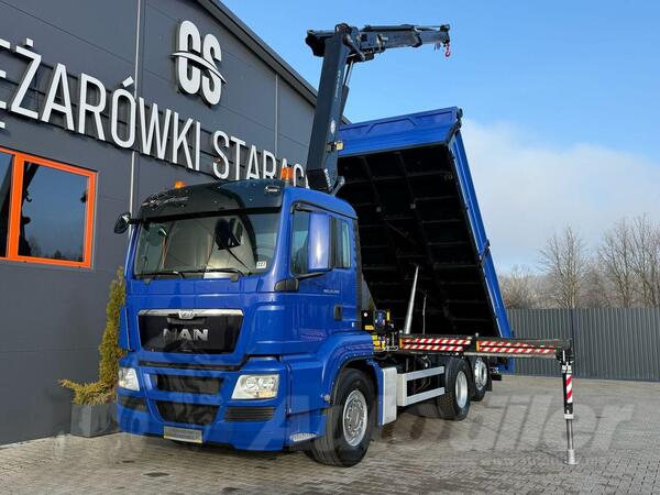 MAN - TGM TGS TGX 26.360 / Euro 5 / 6x2 kiper + kran / JOA-0220