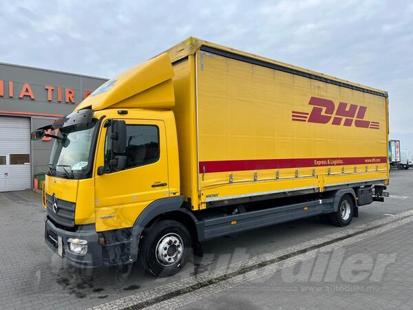 Mercedes Benz - Atego 1530 EURO 6 kamion sa klizna zavesa cerada + rampa / GRI-0388