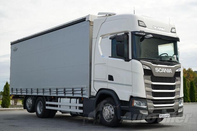 Scania -  S 450 / SOLÓWKA / 6X2 / Kamion sa klizna zavesa cerada / IMP-3096