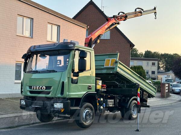 Iveco - ML 80E18K kiper kamion + kran Palfinger PK7001-K