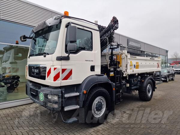 MAN -  TGM 18.290 4x4 Meiller Kiper + Kran HIAB 099 E-5 HIDUO