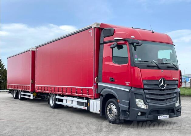 Mercedes Benz - Actros 1840 kamion sa ceradom + prikolica sa ceradom
