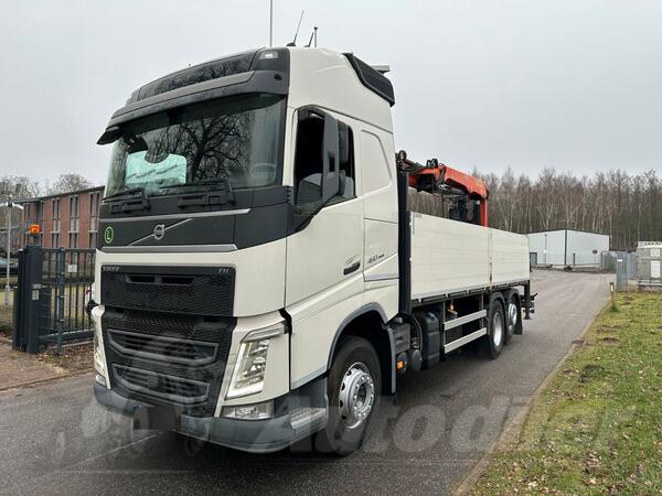 Volvo - FH 13 460 Ravna platforma + Kran Palfinger PK 18002