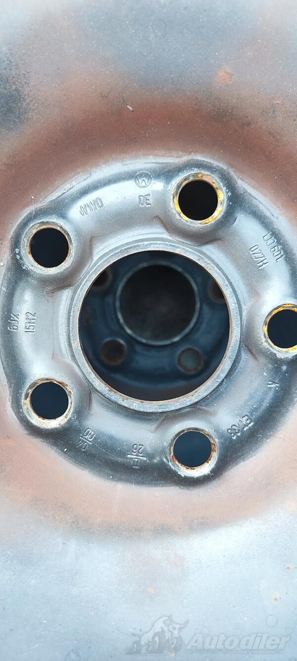 Fabričke - Celicne felne sa 6 guma Golf 4, octavia, leon 195 65 r15 - Čelik felne