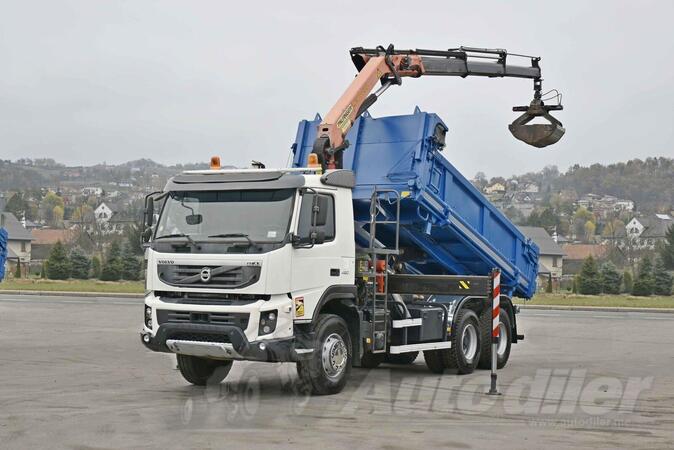 Volvo - FMX 450 6x4 Kiper + Kran Palfinger PK 14002 - EH B