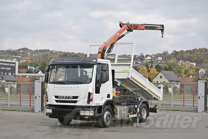 Iveco - Eurocargo 100E19 Kiper + Kran PK 7001 EH