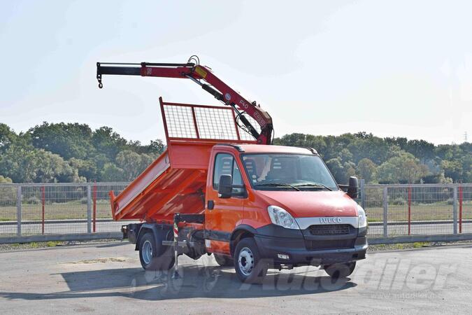 Iveco - Daily 70C17 Kiper + Kran FASSI F40A.0.21