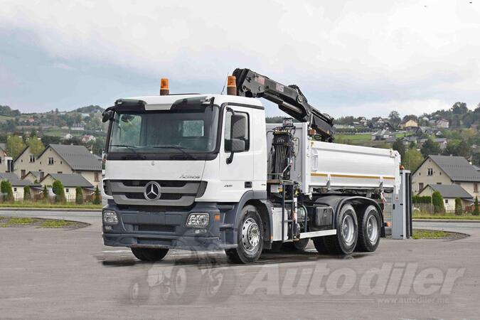 Mercedes Benz - ACTROS 2641 6x4 Kiper + Kran