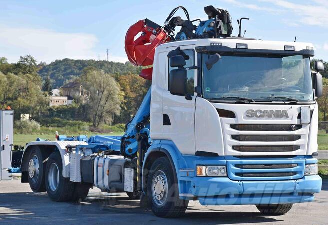 Scania - G 440 kamion sa kukom + Kran Epsilon M120Z95TR