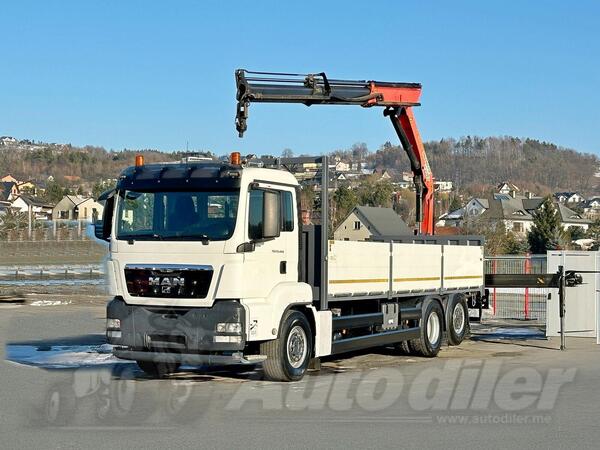 MAN - TGS 26.440 6x2 Platformom + Kran PK 18001