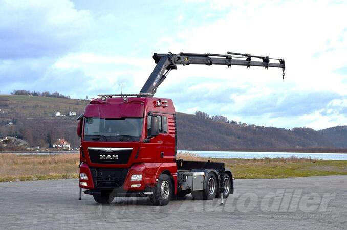 MAN - TGX 28.480 6x2 tegljač + Kran HMF 2120 - K5 + RC