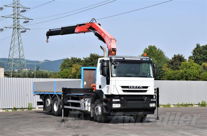 Iveco - Stralis 310 6x2 Platformom + Kran Fassi F170A.22
