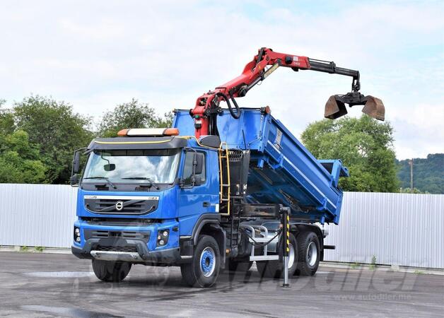 Volvo - FMX 370 6x4 Kiper + Kran EPSILON Q150Z