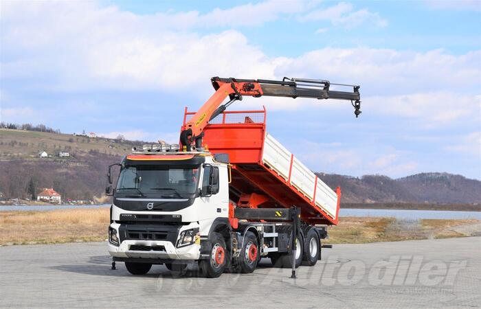Volvo - FMX 420 8x4 Kiper + Kran PK 1850 2 - SH B