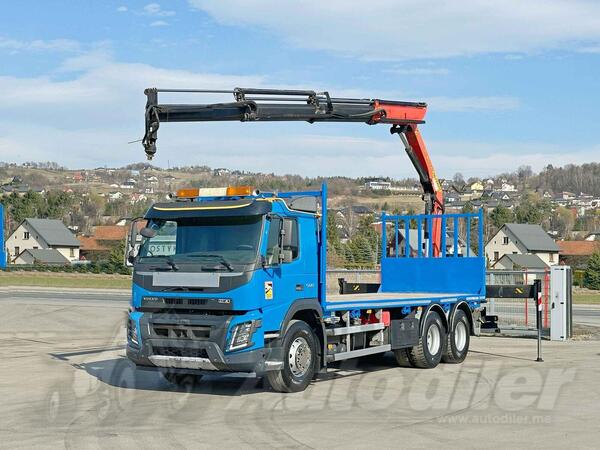 Volvo - FMX 500 6x4 Platforma + Kran Palfinger PK 18002 - EH B