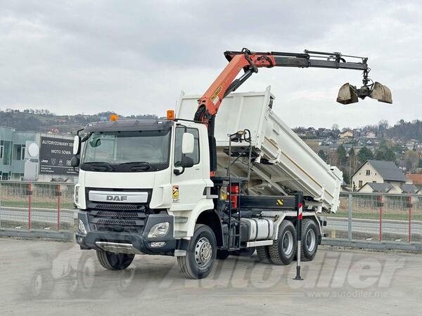 DAF - CF 410 6x4 Kiper + Kran PK 16001 - K B
