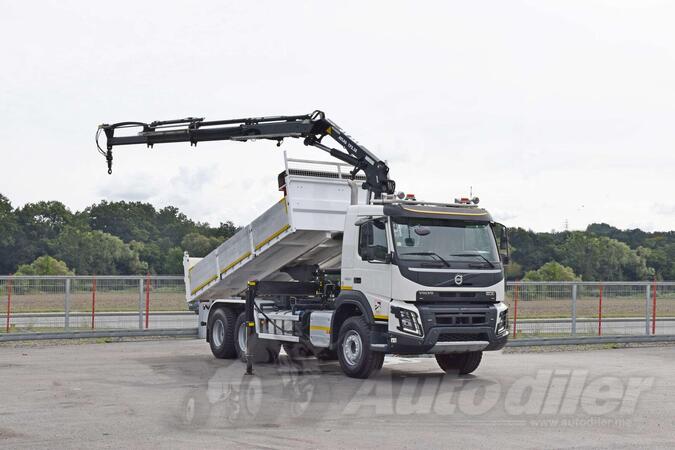 Volvo - FMX 460 6x4 Kiper + Kran Atlas 172.3E
