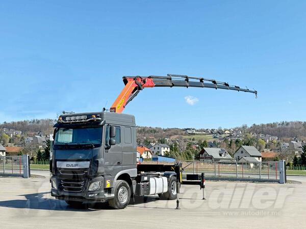 DAF - XF 510 tegljač + Kran PK 33002-EH G