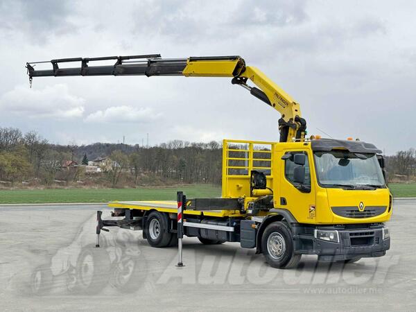Renault - PREMIUM 430 DXI PK Ravnom Platformom + Kran 33002 EH