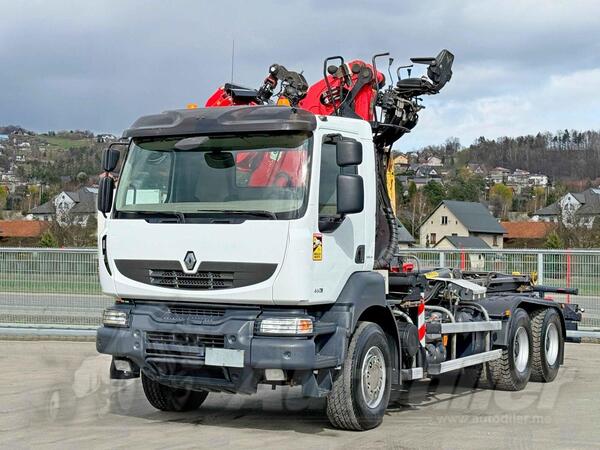 Renault - KERAX 460 DXI 6x4 Kamion sa kukom + Kran EPSILON Q170Z69