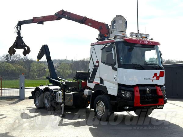 Renault - C520 6x4 Kamion sa kukom + Kran Kesla