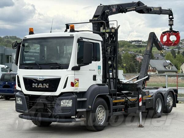 MAN - TGS 26.400 6x2 Kamion sa kukom + Kran KESLA 2114Z