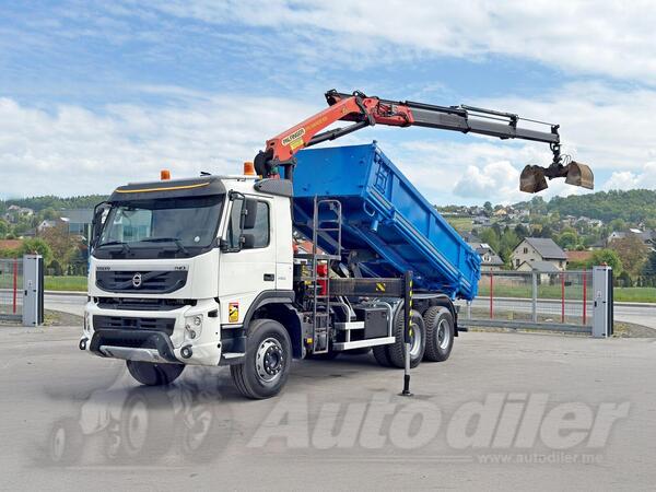 Volvo - FMX 450 6x4 Kiper + Kran PK 14002-EH B