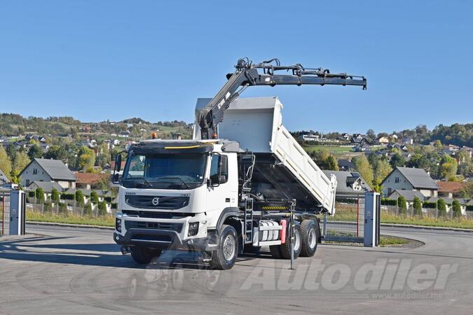 Volvo - FMX 410 6x4 Kiper + Kran Hiab 122 122 D-4 HIDUO