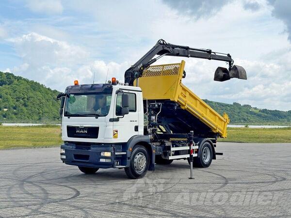 MAN - TGM 18.340 Kiper + Kran HIAB 111 B-2 HIDUO