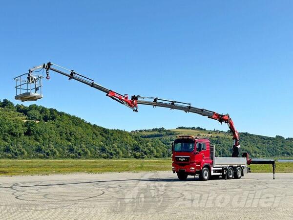 MAN - TGS 28.480 6x4 Platformom + Kran EFFER 255/5S + JIB 3S