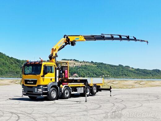 MAN - TGS 35.480 8x4 Platformom + Kran EFFER 395/6S