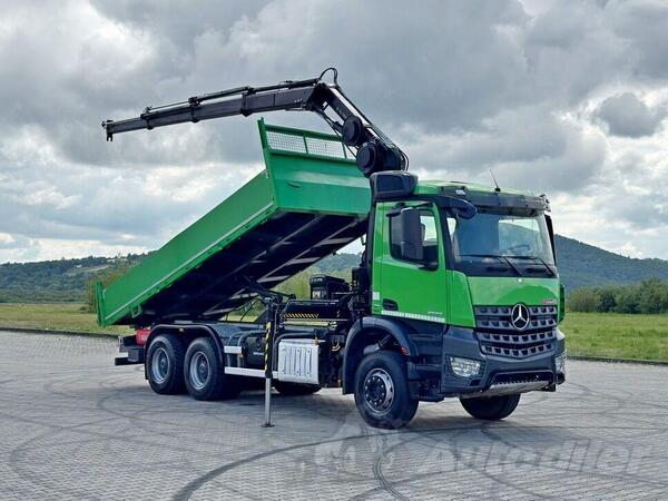 Mercedes Benz - AROCS 2636 6x4 Kiper + Kran HIAB 122 ES - 3 HIPRO