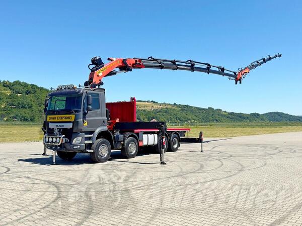 DAF - CF 410 8x4 Platformom + Kran PK 53002 - SH E/JIB PJ 125 E