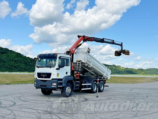 MAN - TGS 33.360 6x4 Tipper + Kran PK 16001 - KB
