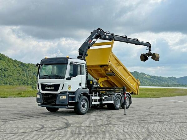 MAN - TGS 26.400 6x4 Kiper + Kran HIAB X-HIDUO 188 E-3