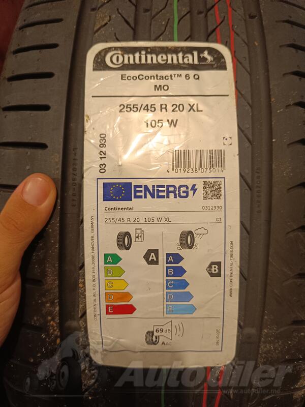Continental - EcoContact 6 Q255/45R20 105W XL MO - Ljetnja guma