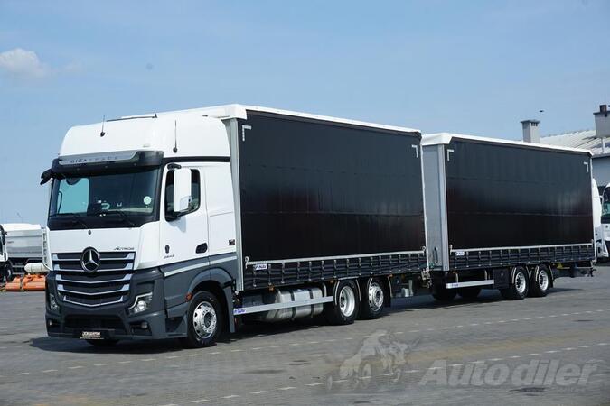 Mercedes Benz - ACTROS 2542  6x2 sa ceradom + prikolica