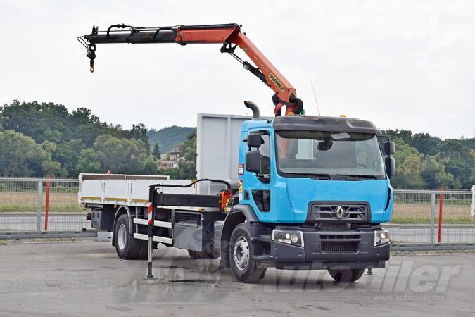 Renault - C 320 Ravna platforma + Kran Palfinger PK 12000 - EH A