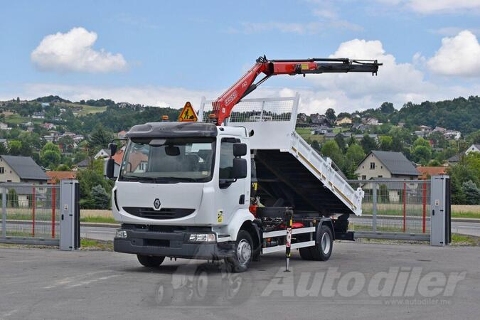 Renault - Midlum 220 DXI Kiper + Kran Fassi F65A.22