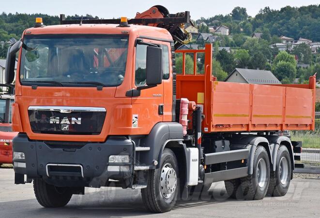 MAN - TGS 26.360 6x4 Kiper + Kran Palfinger PK 16001 - KB