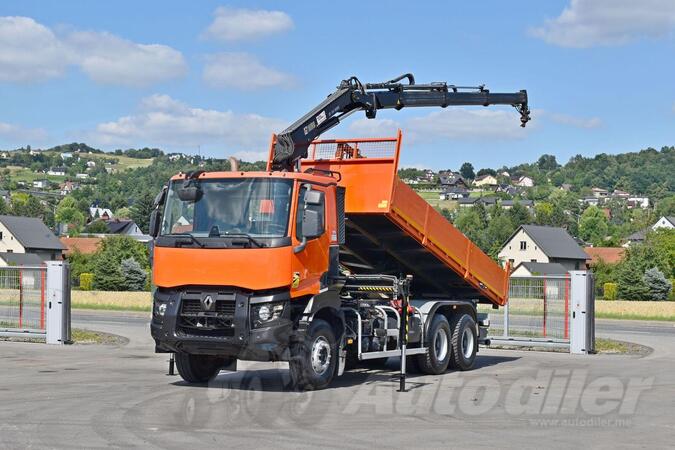 Renault - K 430 Kran + Kiper HIAB 144 B-3 HIDUO