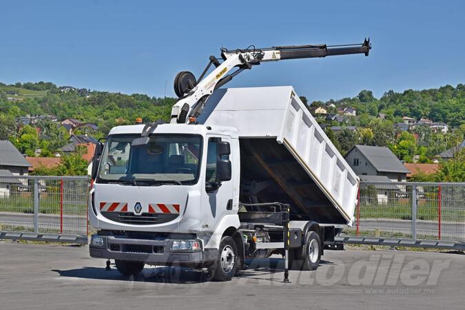 Renault - MIDLUM 220 DXI Kiper + Kran Palfinger PK 7001