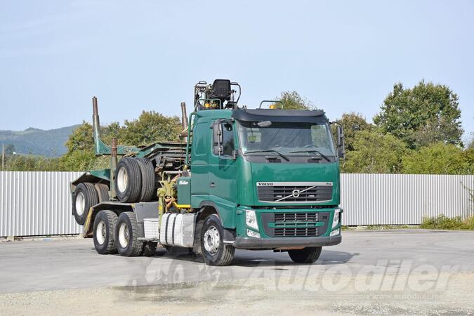 Volvo - FH 500 6x4 kamion za prijevoz drva + Kran  LOGLIFT F251 S80A + Prikolica