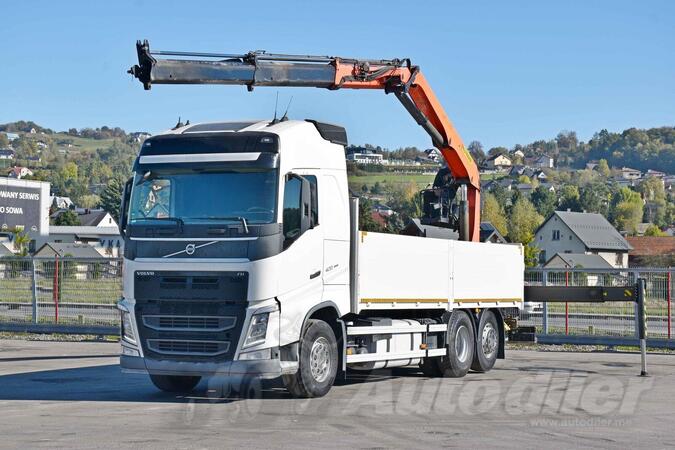 Volvo - FH 420 6x2 Platformom + Kran PK 18001 L