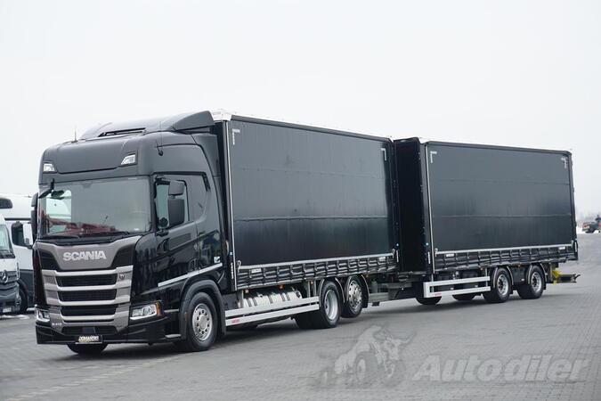 Scania - R 410 6x2 sa kliznom ceradom + prikolica sa kliznom ceradom