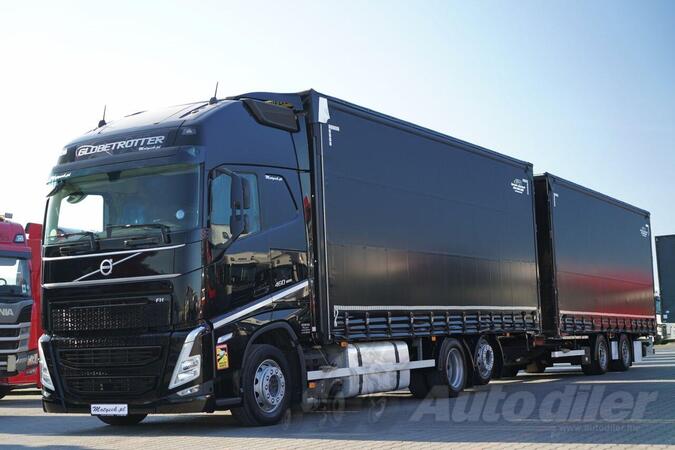 Volvo - FH 460 / 120m3 / Kamion sa klizna zavesa cerada + prikolica sa kliznom ceradom / IMP-3354